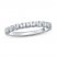 Diamond Anniversary Ring 1/2 ct tw 14K White Gold