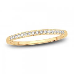 Diamond Wedding Band 1/10 ct tw Round-Cut 14K Yellow Gold