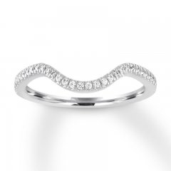 Diamond Wedding Band 1/6 ct tw Round-cut 14K White Gold