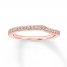 Diamond Wedding Band 1/5 ct tw 14K Rose Gold