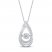 Unstoppable Love Diamond Necklace 1/3 ct tw 10K White Gold 19"