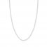 18" Textured Rope Chain 14K White Gold Appx. 1.05mm