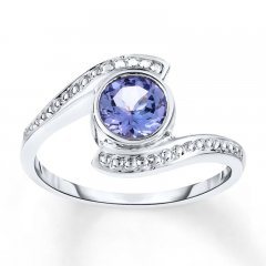 Tanzanite Ring Sterling Silver