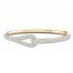 Love + Be Loved Diamond Bangle Bracelet 4 ct tw 14K Yellow Gold