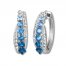 Le Vian Denim Ombre Hoop Earrings 14K Vanilla Gold