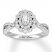 Neil Lane Diamond Engagement Ring 5/8 ct tw 14K White Gold