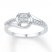 Diamond Promise Ring 1/6 ct tw Round-cut Sterling Silver