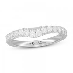 Neil Lane Diamond Wedding Band 5/8 ct tw Round-cut 14K White Gold