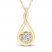 Diamond Necklace 1/5 ct tw 10K Yellow Gold 18"