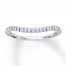 Previously Owned Diamond Wedding Band 1/6 ct tw Round-cut 14K White Gold