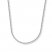 Wheat Chain Necklace 14K White Gold 18" Length