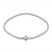 Forever Connected Diamond Bracelet 1 ct tw Round/Pear 10K White Gold