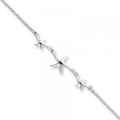 Star Anklet Sterling Silver