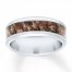 Men's Camouflage Wedding Band Stainless Steel/Carbon Fiber 8mm