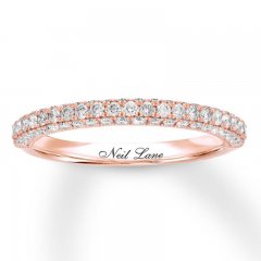 Neil Lane Diamond Wedding Band 5/8 ct tw 14K Rose Gold