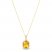 Le Vian Citrine Necklace 1/6 ct tw Diamonds 14K Honey Gold 18"