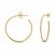 Hoop Earrings 14K Yellow Gold 25mm