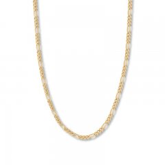 18" Figaro Link Chain 14K Yellow Gold Appx. 4.7mm