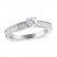 Diamond Engagement Ring 5/8 ct tw Round-cut 14K White Gold