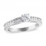 Diamond Engagement Ring 5/8 ct tw Round-cut 14K White Gold