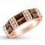 Le Vian Chocolate Quartz Ring 1/4 ct tw Nude Diamonds 14K Gold