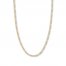 22" Figaro Chain Necklace 14K Two-Tone Gold Appx. 3.9mm