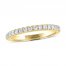 THE LEO Ideal Cut Diamond Wedding Band 1/3 ct tw Round-cut 14K Yellow Gold