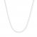 Cable Chain Necklace 14K White Gold 20" Length