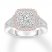 Diamond Engagement Ring 7/8 ct tw Round-cut 14K Two-Tone Gold