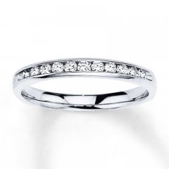 Previously Owned Diamond Band 1/4 ct tw 10K White Gold