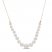 Cultured Pearl Graduated Necklace 10K Yellow Gold 18"