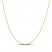 Men's Solid Curb Chain Necklace 14K Yellow Gold 18"