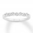 Diamond Anniversary Band 1/5 ct tw Round-cut 10K White Gold