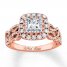 Neil Lane Diamond Engagement Ring 1-1/8 ct tw 14K Two-Tone Gold