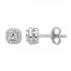 Diamond Earrings 1/4 ct tw Round-cut 10K White Gold