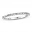 Diamond Wedding Band 1/6 ct tw Round-cut 14K White Gold