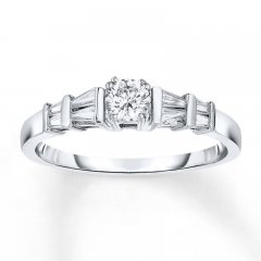 Diamond Engagement Ring 1/3 ct tw 14K White Gold