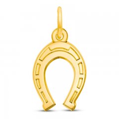 Horseshoe Charm 14K Yellow Gold