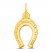 Horseshoe Charm 14K Yellow Gold