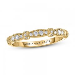 Adrianna Papell Diamond Anniversary Band 1/5 ct tw 14K Yellow Gold