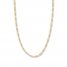 22" Figaro Chain Necklace 14K Yellow Gold Appx. 3.2mm