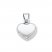 Heart Charm 14K White Gold