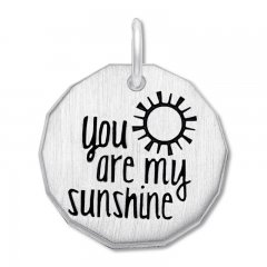 You Are My Sunshine Charm Sterling Silver