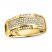 Men's Band 1/2 ct tw Diamonds 10K Yellow Gold