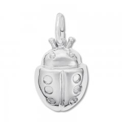 Ladybug Charm Sterling Silver