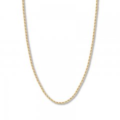 24" Textured Rope Chain 14K Yellow Gold Appx. 2.7mm