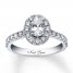 Neil Lane Engagement Ring 1-1/2 ct tw Diamonds 14K White Gold