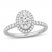 Diamond Engagement Ring 3/4 ct tw Round-cut 14K White Gold