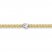 Heart Anklet 10K Two-Tone Gold 9.5-inch Length