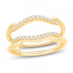 Diamond Enhancer Ring 1/5 ct tw 14K Yellow Gold